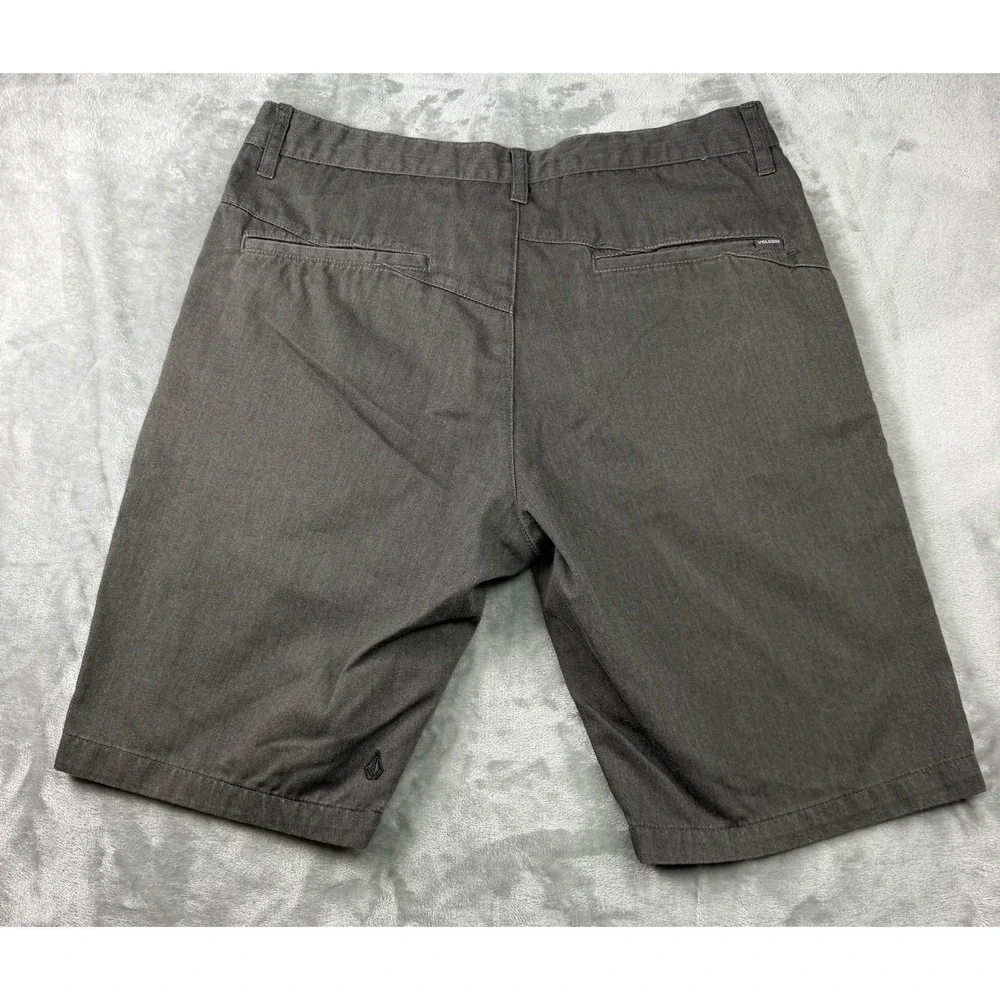 Volcom‎ Shorts Men's Size 33 Cotton Brown Chino Skater Streetwear Casual Skate